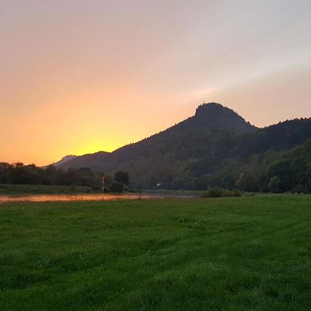 Ferienwohnungen "Gruendelrast" Prossen Buitenkant foto